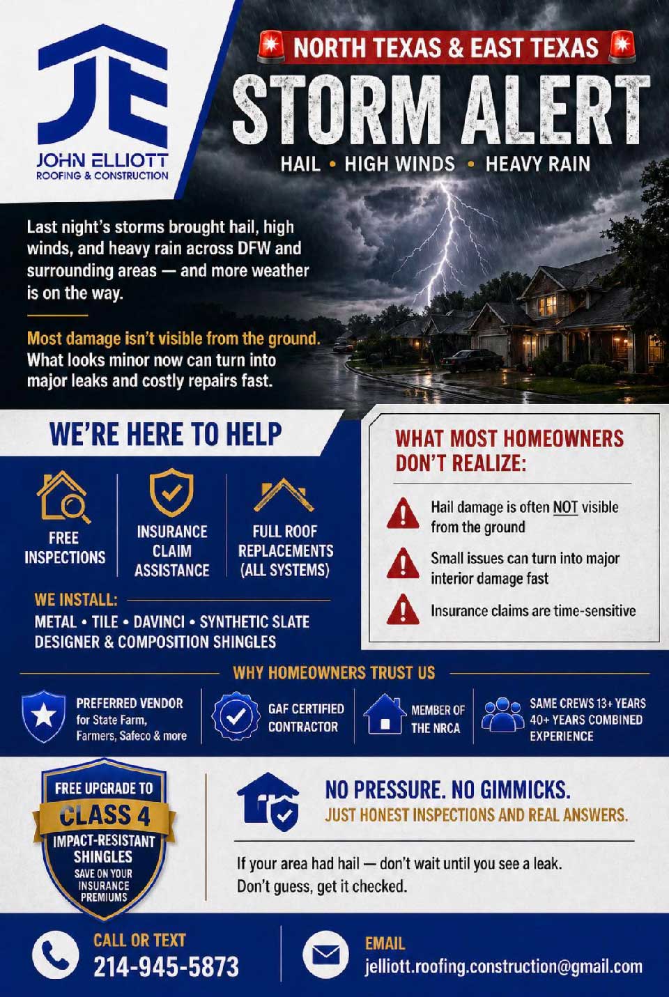 Storm & Hail Damage